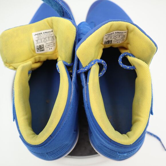 Under Armour Mens Size 13 Basketball Shoes Get B Zees Blue Gym Indoor Sneakers - Picture 9 of 16